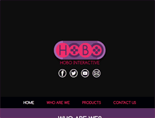 Tablet Screenshot of hobointeractive.com